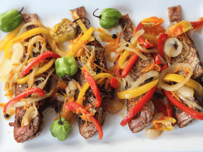 Takeout meals packed and ready at Irie Jerk