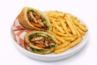 Jerk Chicken Sandwich w/ Fries