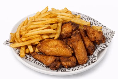Chicken Wings w/ Fries